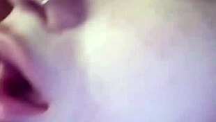 amateur couple FUCKING 18-year-old beauty on bed