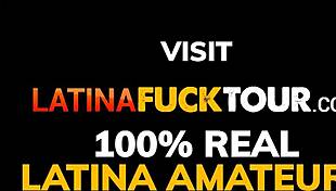 Venezuelan college hipster babe submits to landlord's intense anal pounding