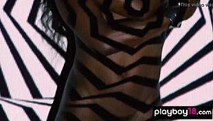 Ana Foxxx's Sensual Striptease