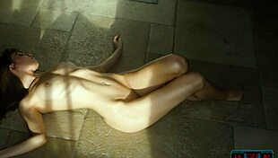 Super hot brunette Ivy Rose in sauna