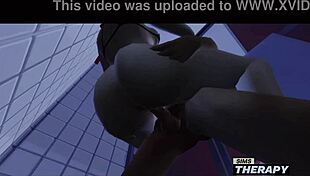 gothic babysitter in sims therapy fucks big brother 😈