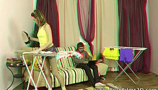 Tattooed Guy Nails Teen 18+ Anal, Fucking Her Shaved Pussy And Ass In Doggystyle