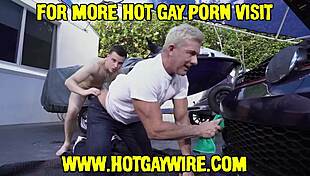 Redhead Gay Man Caught Using Toy on Black Cock in Interracial Scene