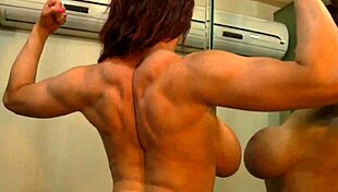 jacked sergeant kylee nash is humiliating a weak private in the army barracks