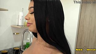 Indian Wife Strips Saree for Deepthroat with Stranger's Big Cock