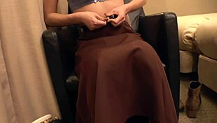 Dental assistant with huge tits rides me after a titjob!