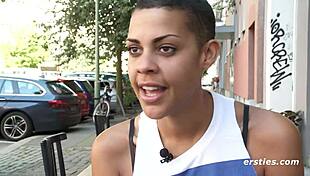 ersties daisy, novelty baker, enjoys close-up masturbation