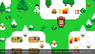 Poppy from League of Legends in Christmas Hentai Parody Covered in Hot Cum Outdoors in Snow