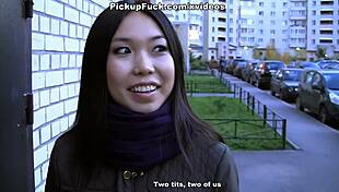 Young Asian Sucks Dick In Ass And Gives