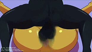 mating press plap-plap-plap with huge ass milf in rough 3d anime