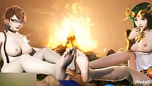 i watched bayonetta 3d hentai compilation with big tits