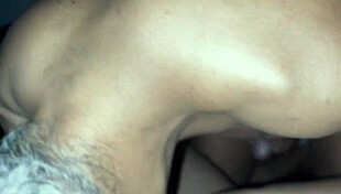 Gay guy bounces on cock after party