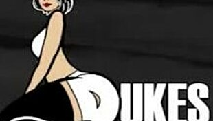 Biker milf freed from prison meets sexy secretary. She rides her boss's huge cock first time.