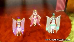 Anime Belly Dancers Perform Fan Service In Suisei No Gargantia