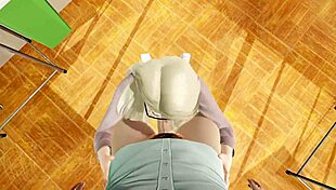 Young girl with cursed bra gets fucked in hentai animation