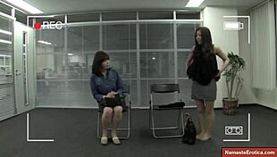 My Japanese step mom auditions for porn with Hindi subtitles