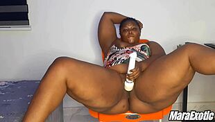 Midnight Hitachi Masturbation Full Video On Red - Mara Exotic. Juicy Fat Ass Dripping Wet POV.