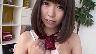 Softcore Asian beauty Moe Minamisawa in action