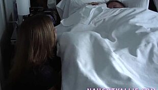 Seductive wake up threesome with bride and sluts