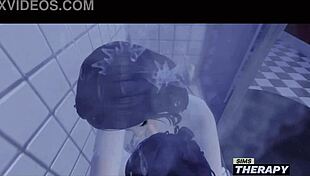 gothic babysitter in sims therapy fucks big brother 😈