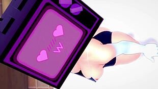 tv woman folla usando traje de baño skibiditoilet