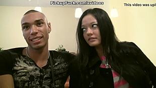 watch a couple risk it all in outdoor pickup sex