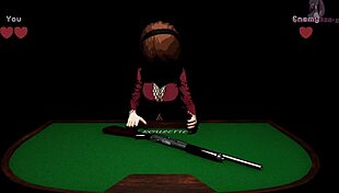 I-I watched the huge blowbang with squirting in this 3D cartoon game!