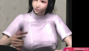 Hentai Nurse Uses Tricks To Get Cum In Hospital