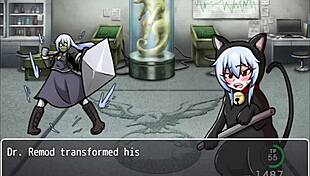 The girl finally defeats the evil organization in part 3 😊