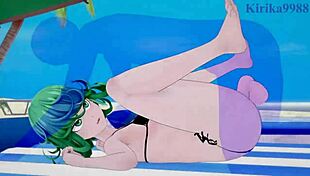 Tatsumaki Fucks Captain Mizuki Hard In Hentai!