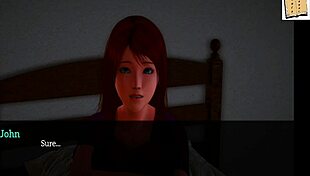 in my new family, small-titted anime girl gets hentai action