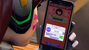 D Va Hangs Out With Her FUCKBUDDIES