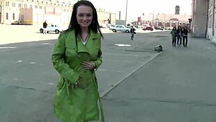 Perfect European Cuties Flash Tits And Pussies Outdoors