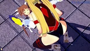 Fate And Nanoha In Futanari Lesbian Sex