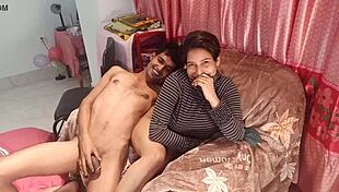 desi bhabhi enjoys group sex with two boyfriends at home