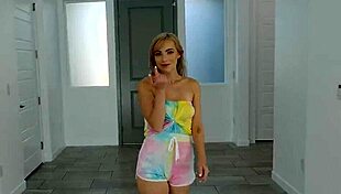 Beautiful blonde gets intense sex with a big cock and cum on her face