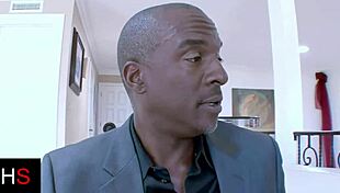 Hey, can you handle watching this blonde take a huge black cock deep?