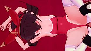 amber jerks off with feet in bikini