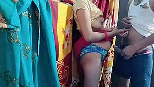 How about this painful banging with big Sali alone at her in-laws?!