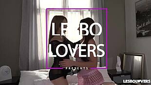 Courtney Blue And Kristina Miller Intriguingly Lick Curvy Asses