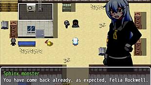 The girl finally defeats the evil organization in part 3 😊