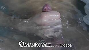 Manroyale Hunk Teases And Fucks In Bath Tub