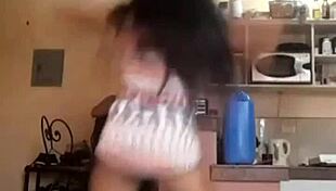 Specific Scene Featuring Filipina Dancer Ripping Clothes While Undressing in Intricate Striptease Routine