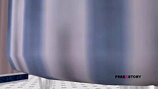 Animated 3d porn - a beautiful teen 18+ girl giving sexy poses in the airplane and fingering her sexy pussy