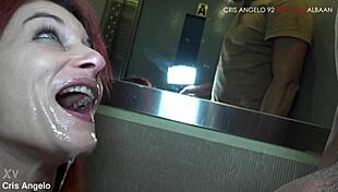 quick fuck - elevator - anal facefuck redhead barcelona spain french france - 13min