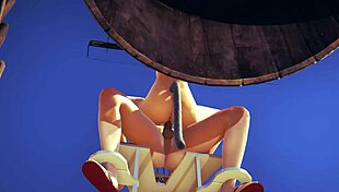 Hentai Uncensored 3D - KITTY BOOBJOB and FUCKED with CREAMPIE