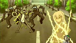 The girl finally defeats the evil organization in part 3 😊