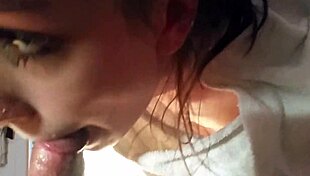 i'm suckin' this slut's white pussy with my cock