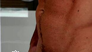 Manroyale Hunk Teases And Fucks In Bath Tub