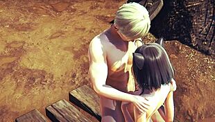 Hentai Uncensored 3D - KITTY BOOBJOB and FUCKED with CREAMPIE